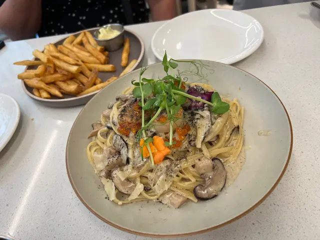 黑松露帶子忌廉意粉