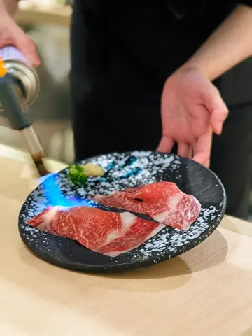 薄燒和牛壽司