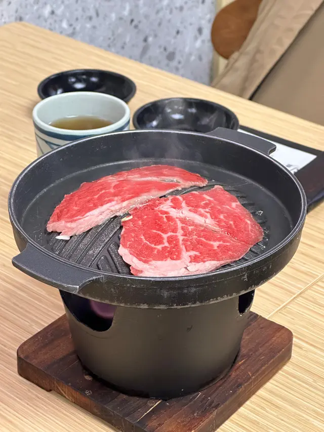 燒牛小排定食
