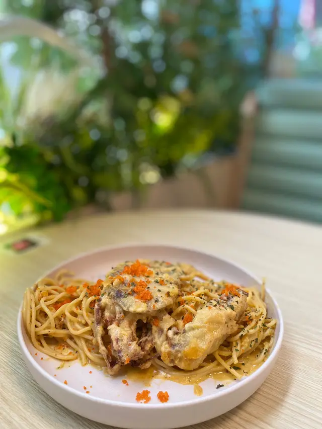 黄金軟殼蟹意粉