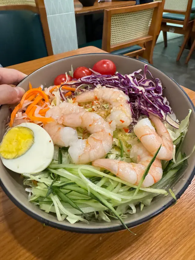 越式大蝦沙律