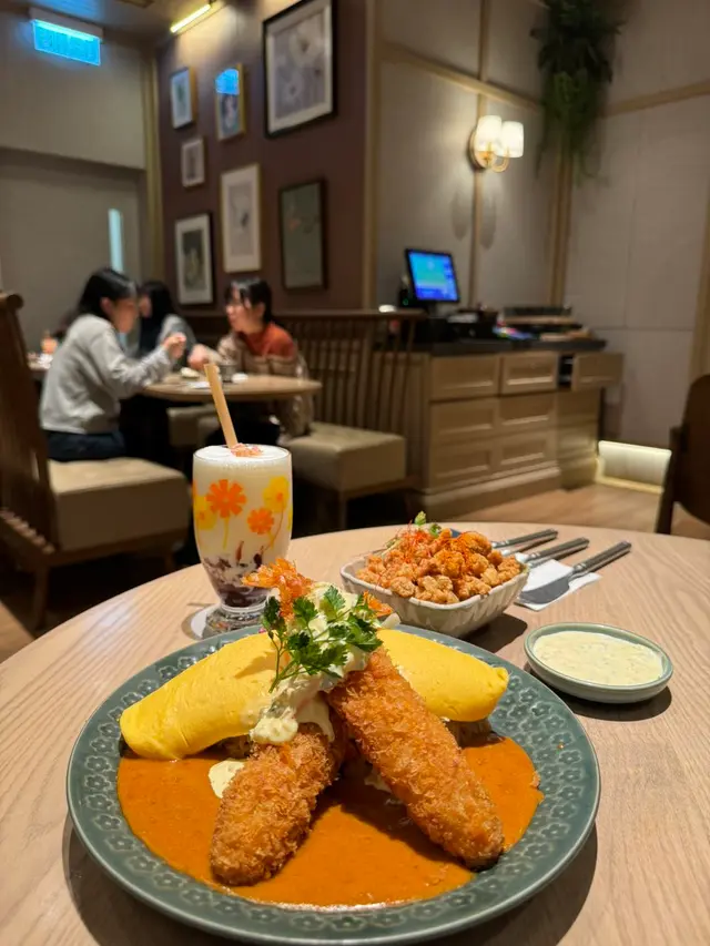 特大海老蛋包飯