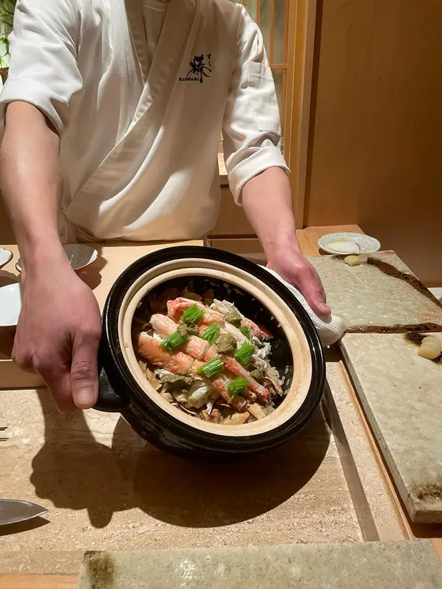 松葉蟹松茸糯米飯