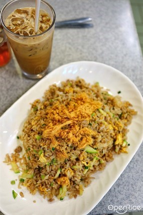 肉鬆炒飯 - 兩利茶餐廳 in Mong Kok 