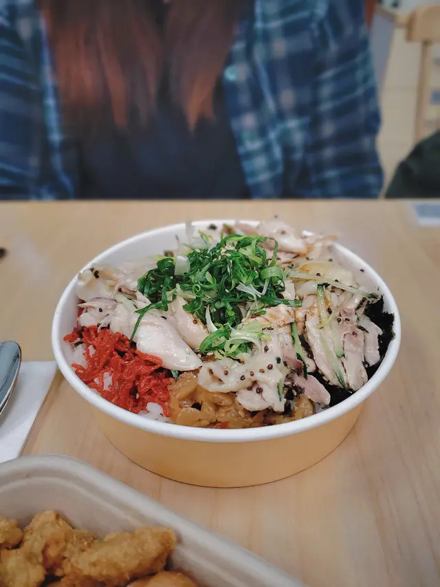 香蔥紫菜手撕雞飯