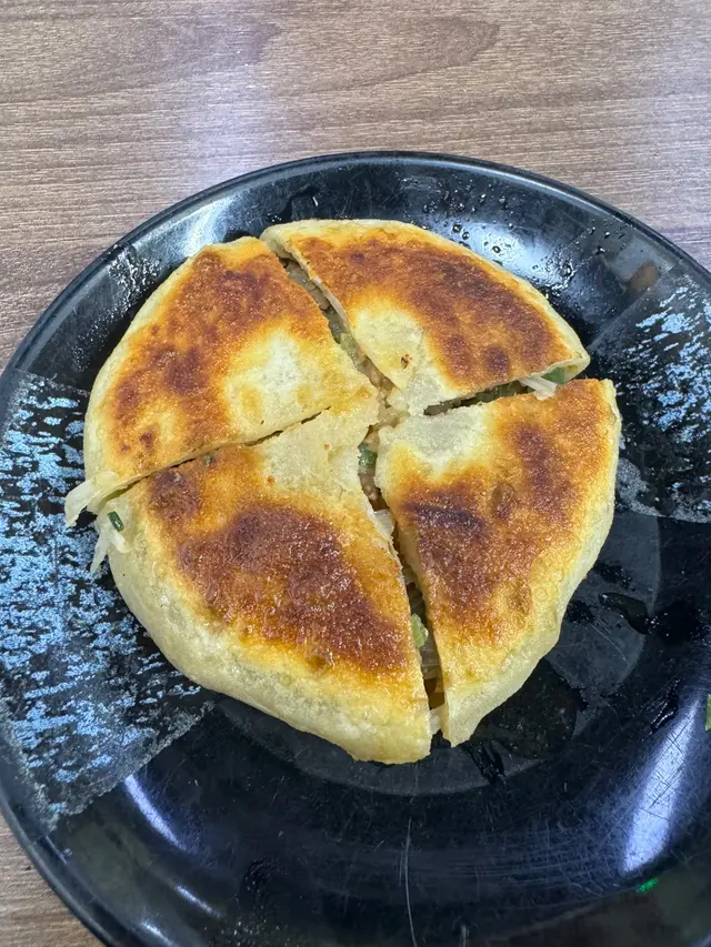 羊肉大蔥餡餅