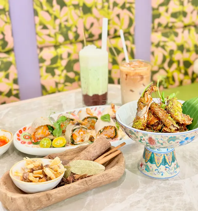 焦糖脆魚皮/迷你魚醬蝦米春卷