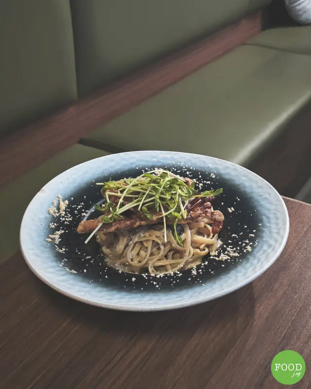 酥炸軟殼蟹黑松露扁意粉