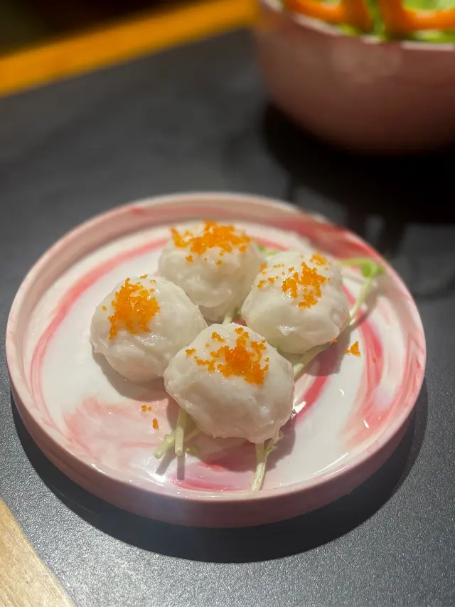 手打蟹子墨魚丸(四粒)