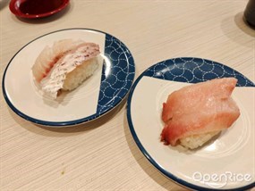 大切油甘魚，鯛魚 - 佐敦的はま寿司