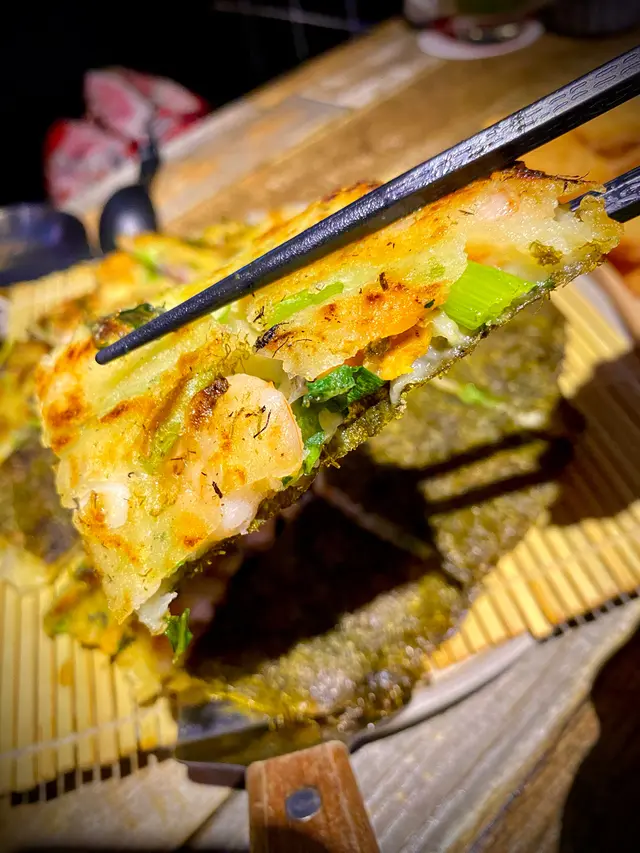 📌高級海苔海鮮煎餅