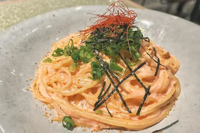 明太子忌廉意粉烏魚籽