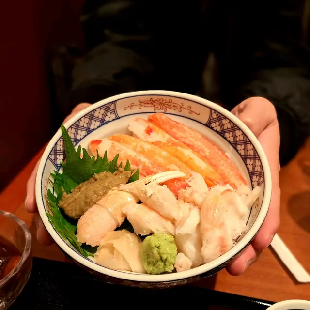 松葉蟹丼