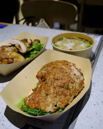 香煎肉饼饭
