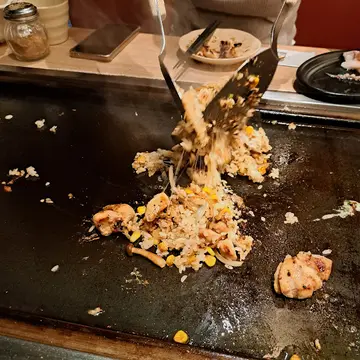 黑椒芝士鸡肉炒饭