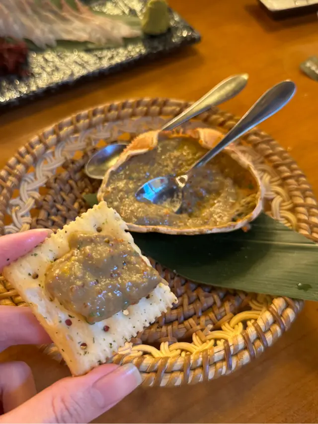 海膽蟹味噌甲羅燒