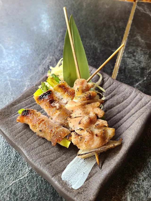 鹿兒島豚肉露筍,雞胸軟骨串燒