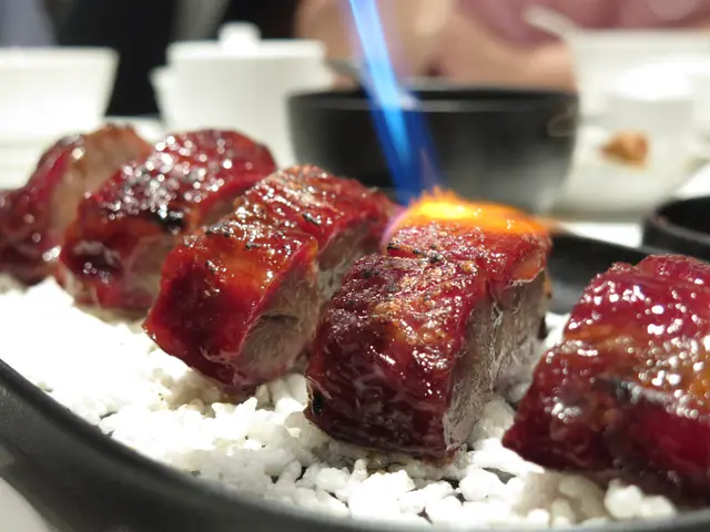 First dish I highly recommended is Char siu, it was so juicy and unforgettable, and the citron sauce is a perfect match for the pork, and the staff used the gas lighter to melted the Char Siu fat, it was so yummy!
