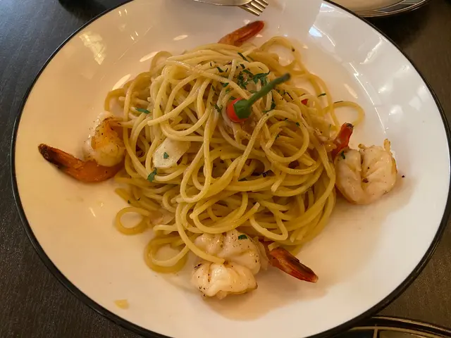 香蒜大蝦意粉