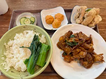 台式三杯雞配飯