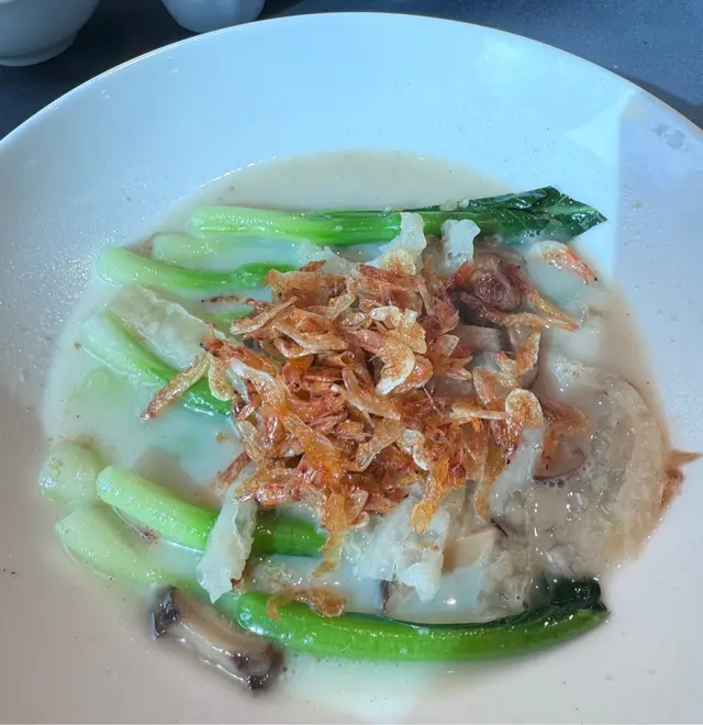 豬皮櫻花蝦燉時菜