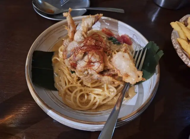 很好的配搭 白咖喱超香濃 😍有驚喜！