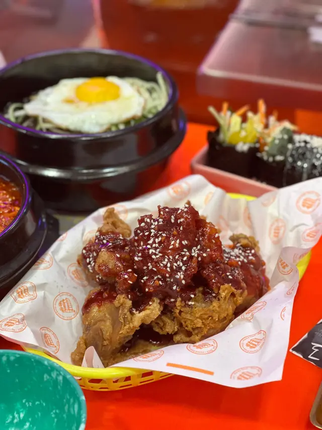 新沙洞炸雞半份 甜辣味