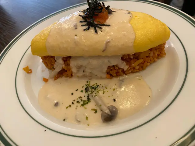 明太子奶醬蛋包飯