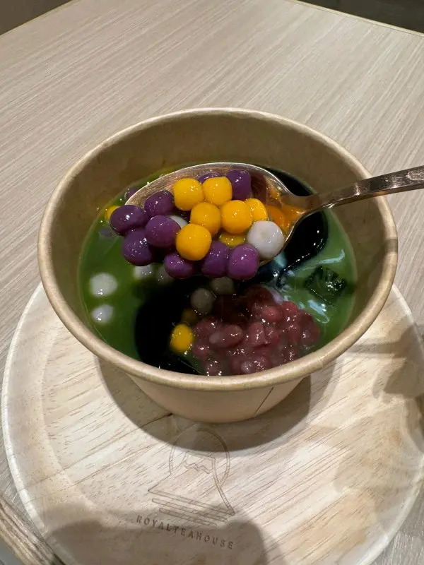 抹茶三色仙草芋圓