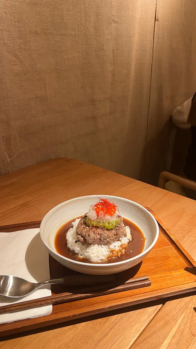 手打和牛漢堡扒丼飯