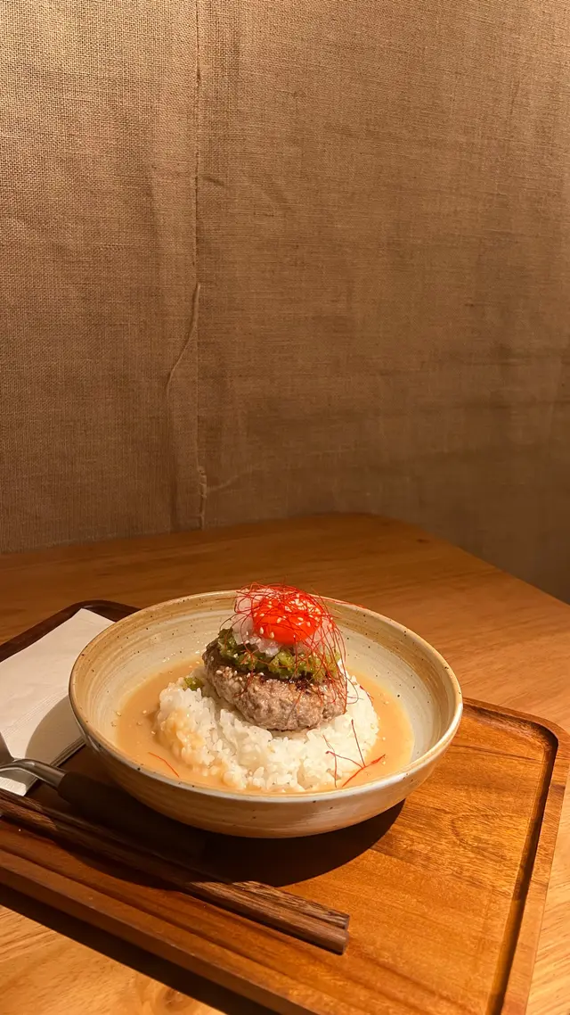 手打芝士安格斯漢堡扒丼