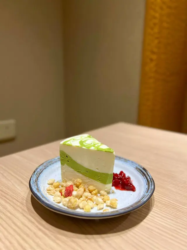 抹茶雲石紋芝士蛋糕