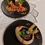 甜品升級咗panna cotta，vanilla味好香好creamy，同士多啤梨蕉糖燉蛋，隻蛋外相一流，酸甜度非常夾，仲有士多啤梨粒粒。