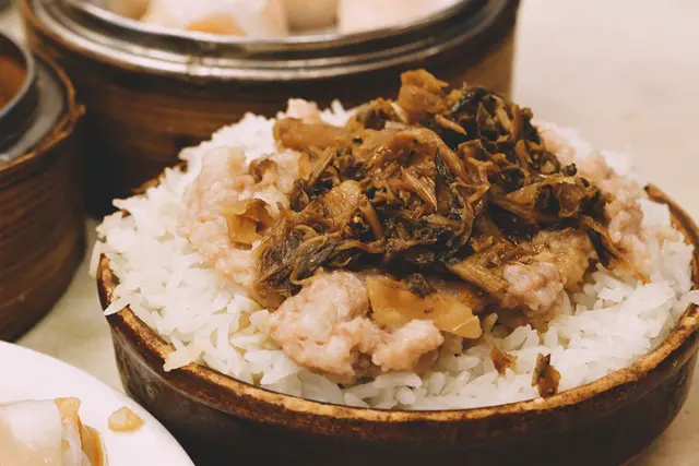 梅菜肉餅飯