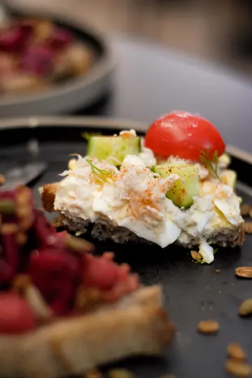 lump crab toast