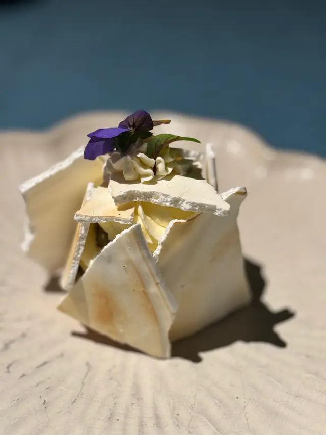 綠野仙蹤火山綠豆沙 Green Bean Paste with Meringue