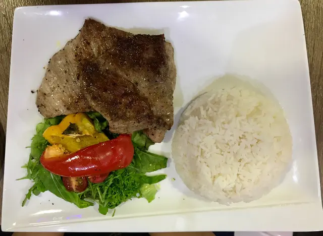 烤橡果級黑毛豬夾心肉扒