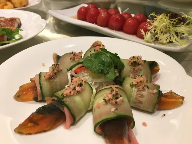 紫薑皮蛋鴨肉卷