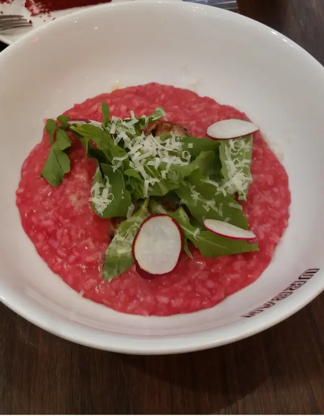 紅菜頭帶子意大利燉飯