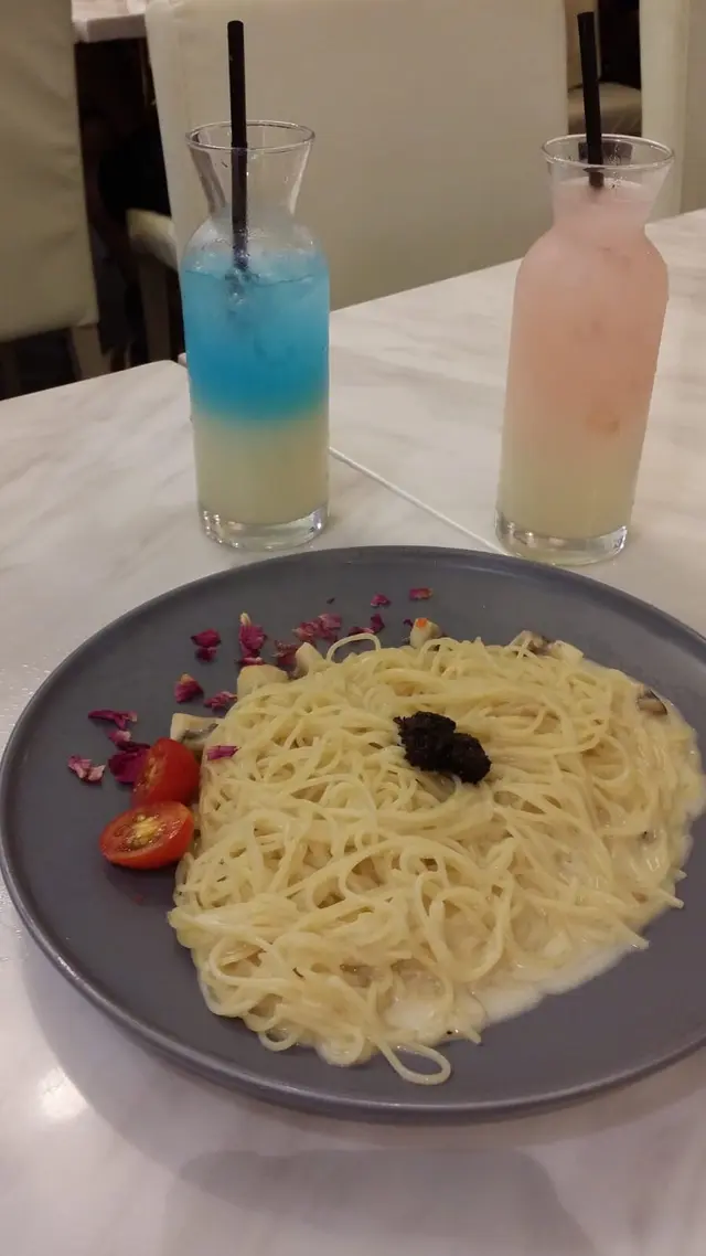 黑松露忌廉野菌天使麵