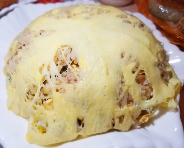 蛋包菜甫粒炒飯