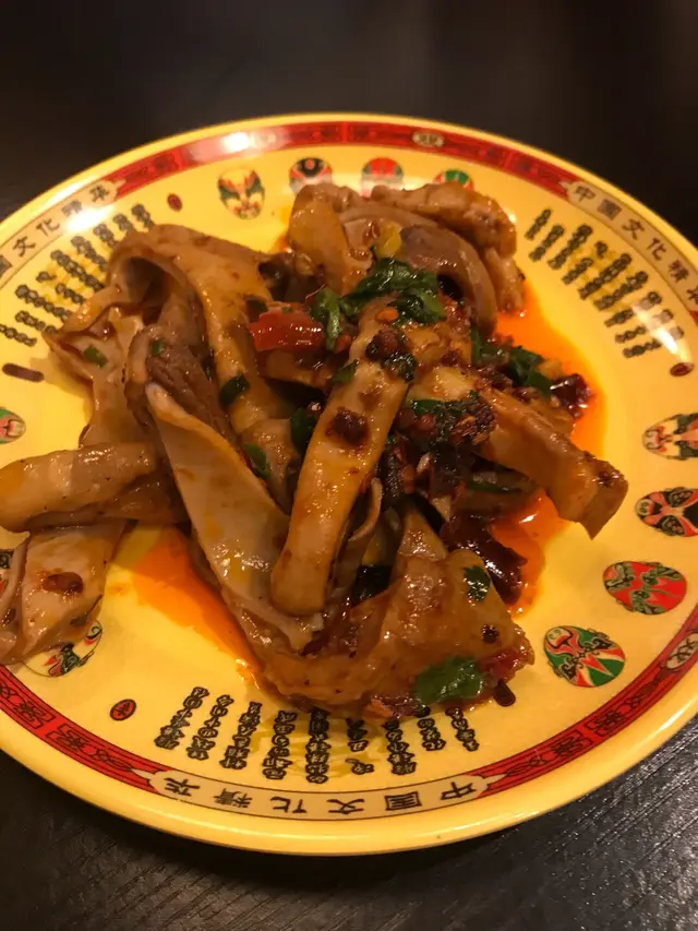 麻而不辣,豬肚夠爽