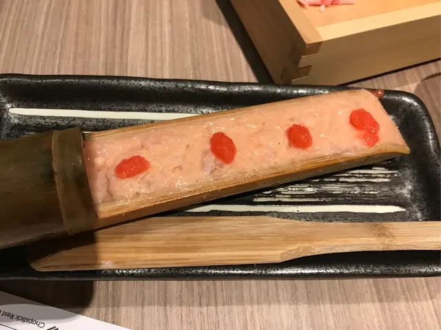 明太子芝士年糕免治雞肉