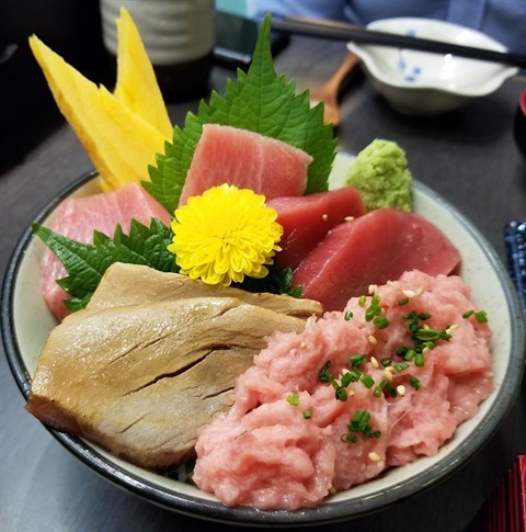 4色吞拿魚刺身丼飯 - 尖沙咀的鮨丼