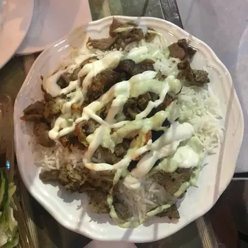 Mixed  meat  with  rice  