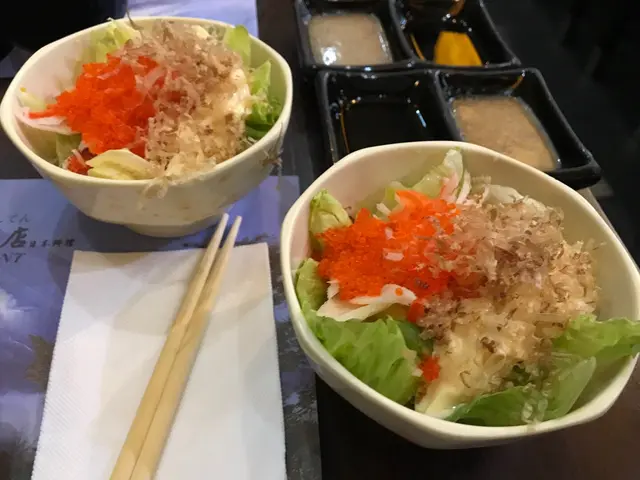 木魚絲蟹子沙律