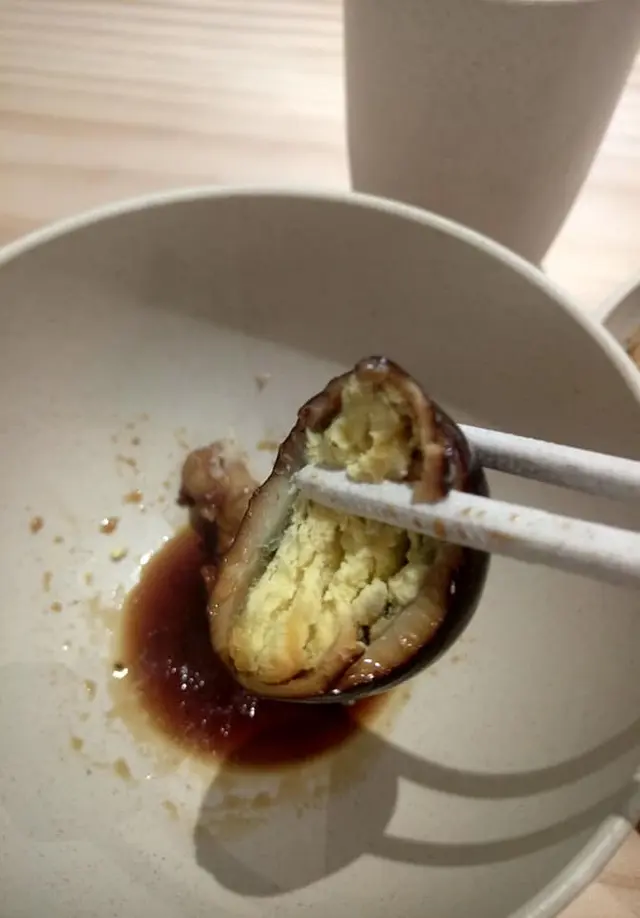 姜汁蛋・・味道普通、蛋小硬