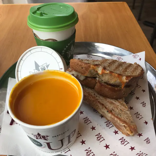 即烘香脆三文治套餐