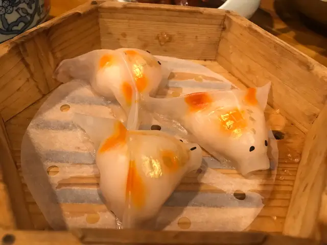 鮮蝦金魚餃