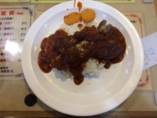 黑椒牛扒拼帶子飯